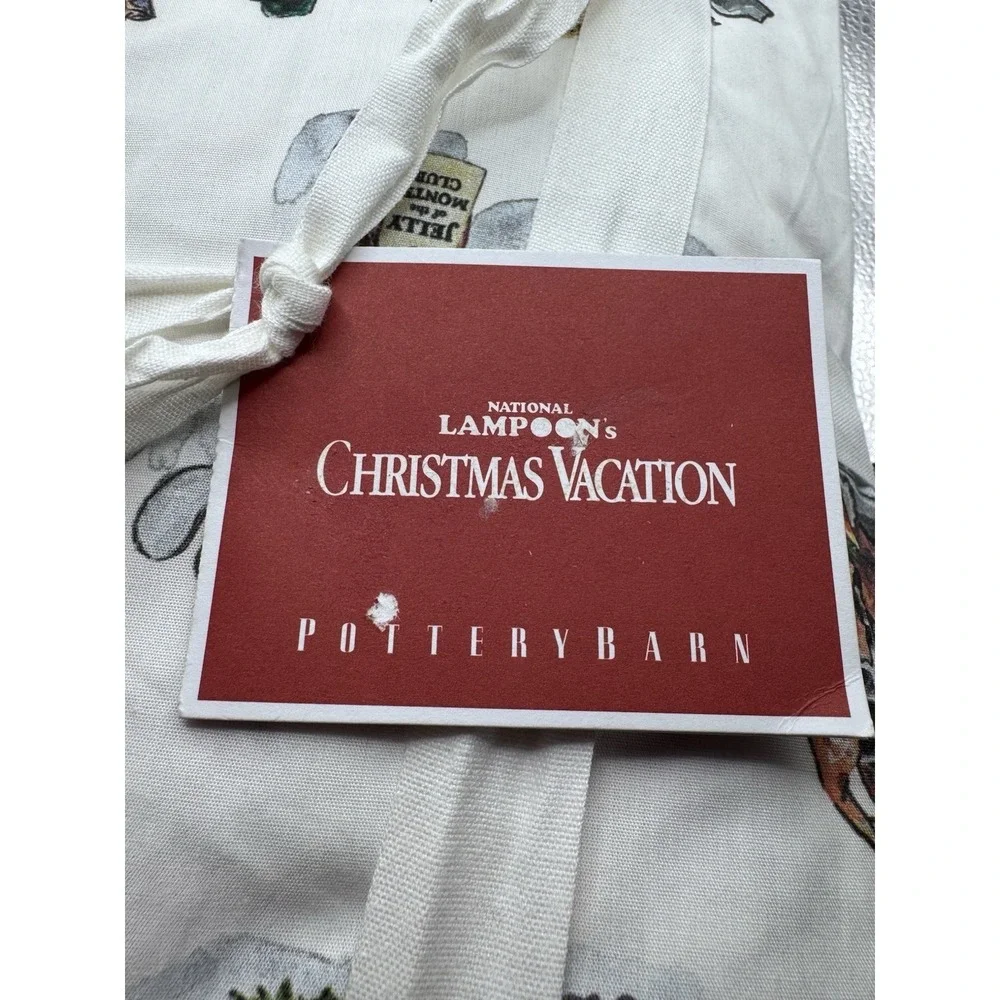 Pottery Barn National Lampoons Christmas Vacation Sheet Set Twin XL Organic New